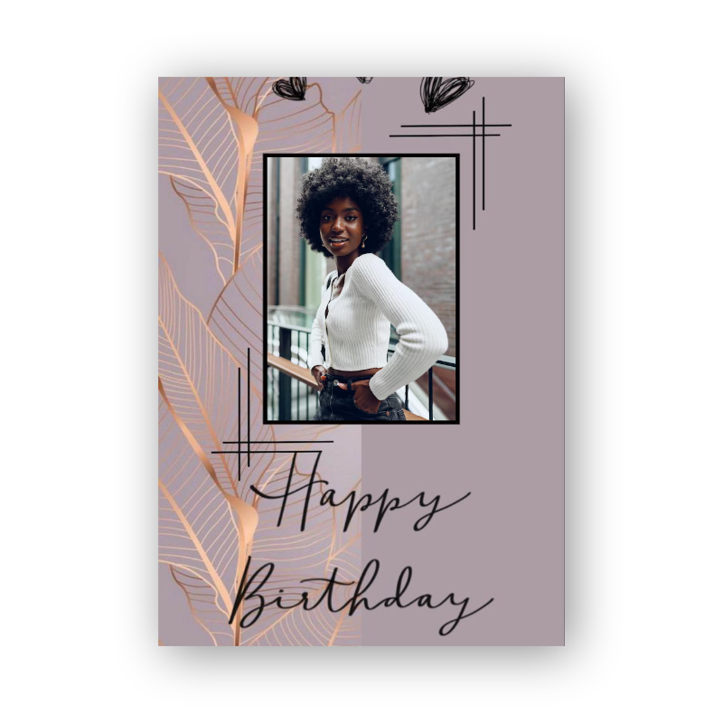 Cartoon Birthday Card for Kids