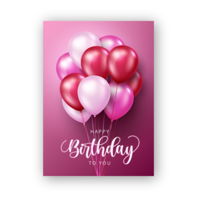 Pop-Up 3D Birthday Cake Card