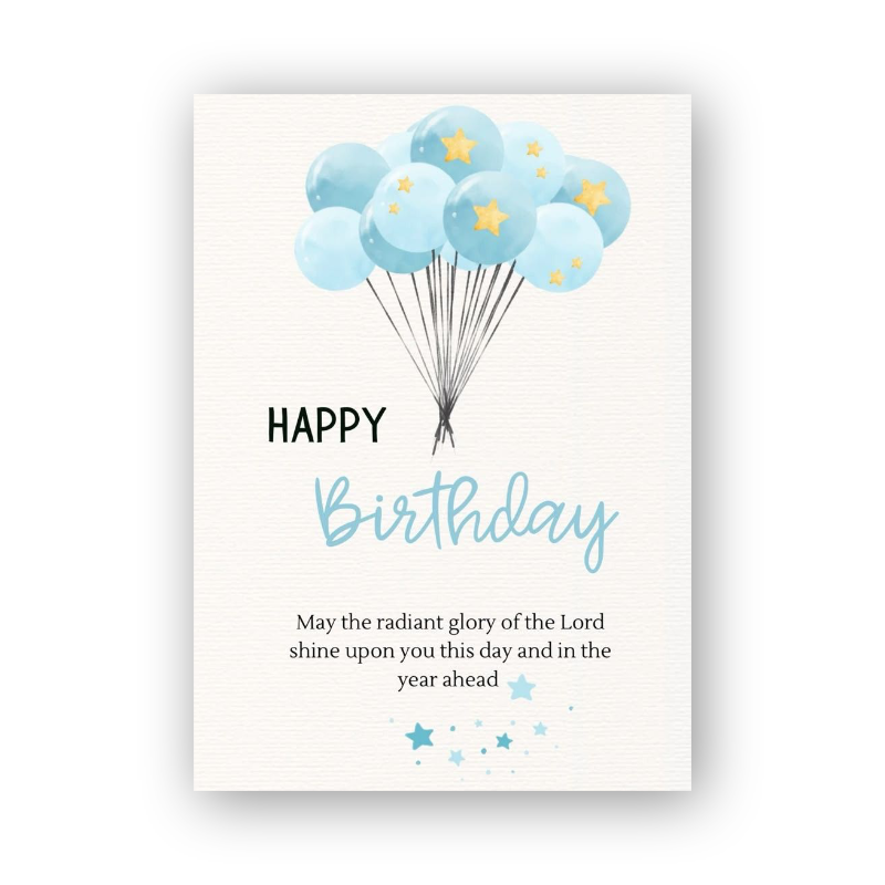 Elegant Black & Gold Birthday Card