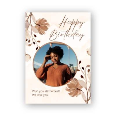 Photo Strip Birthday Card