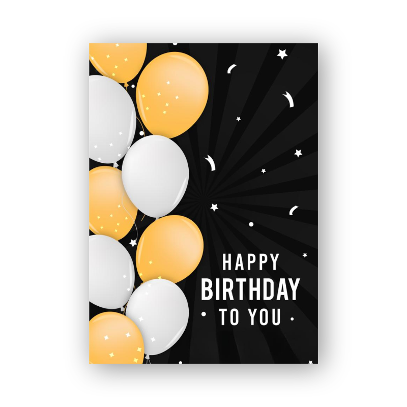 Funny Cartoon Character Birthday Card