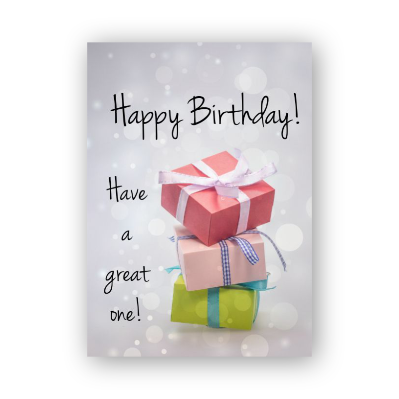 Kids’ Birthday Card – Playful & Bright