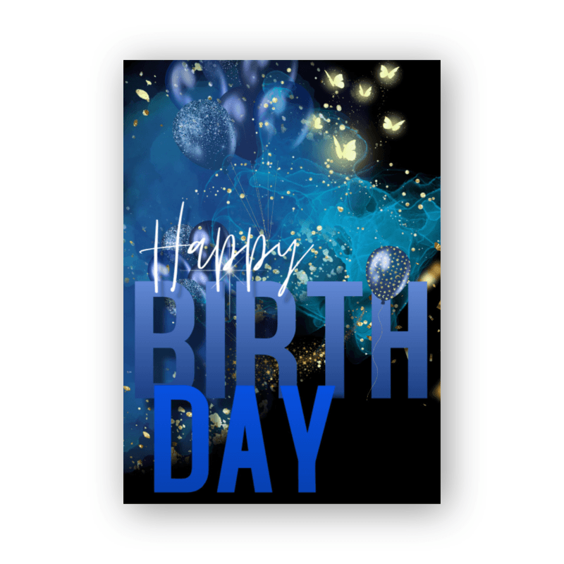 Luxe Handmade Birthday Card – Keepsake Edition
