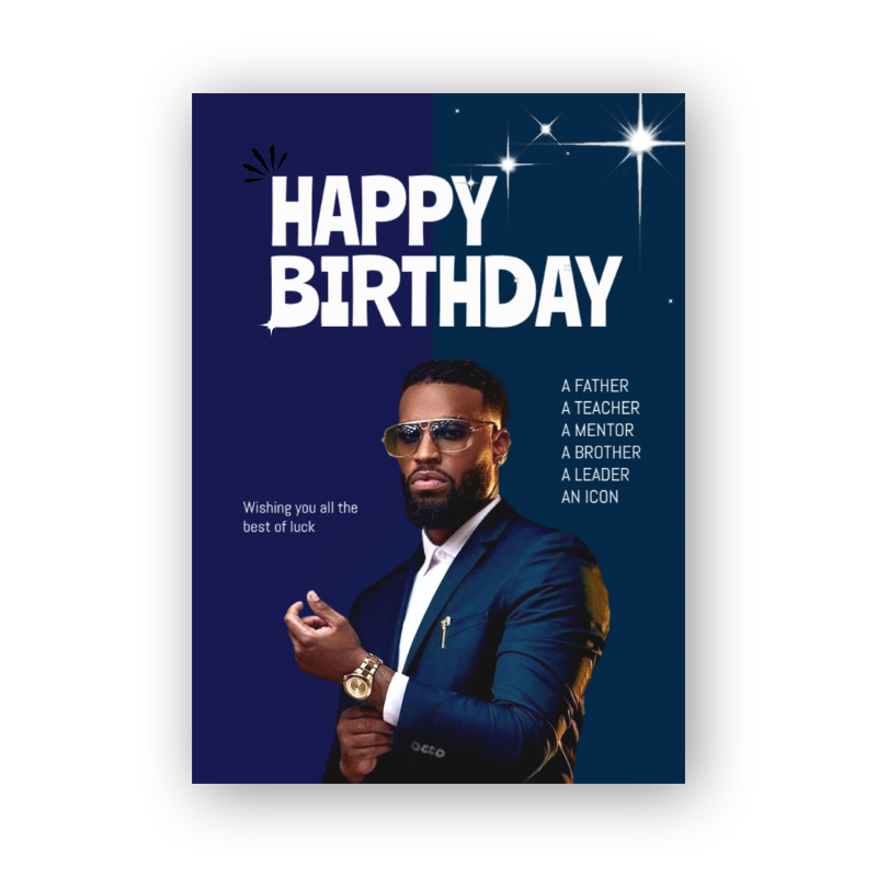 Photo Frame Birthday Card – Gift & Keepsake