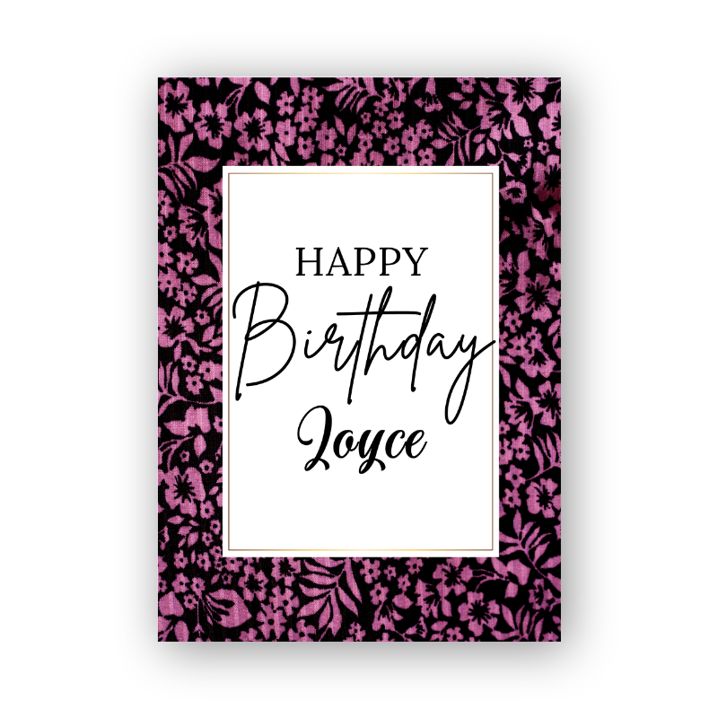 Handmade Collage Birthday Card