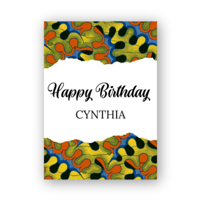 Classic Happy Birthday Card