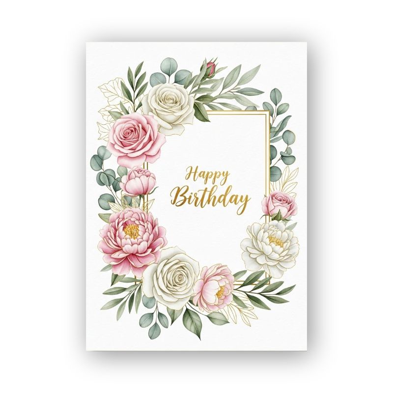 Kids’ Cartoon Birthday Card