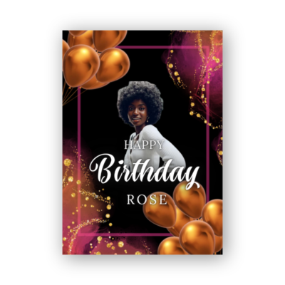 Personalized Age Milestone Card
