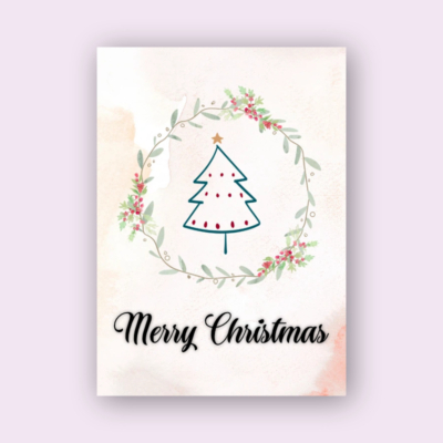 Christmas card design