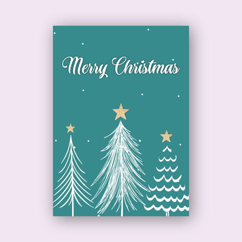 Religious Christmas card