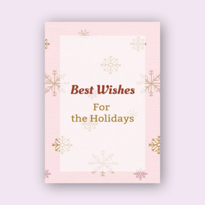 Holiday greeting card