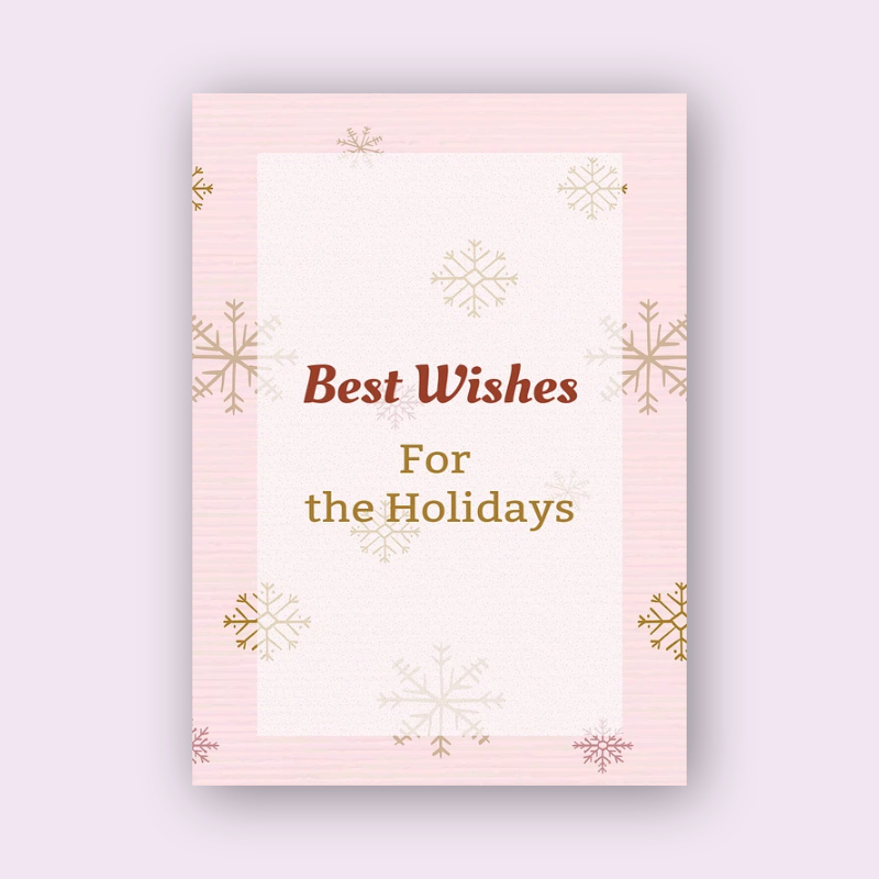 Holiday greeting card