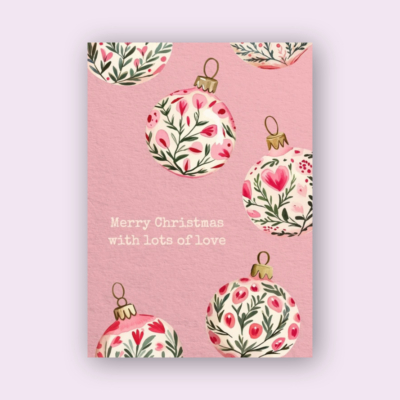 Printed holiday card