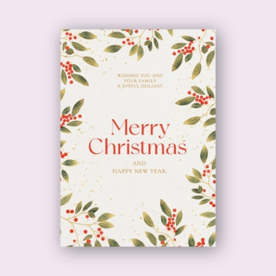 Happy Holidays card