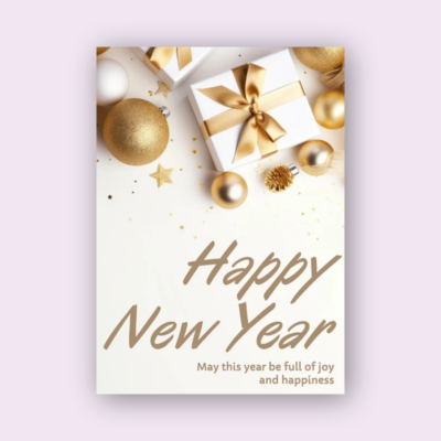Merry Christmas printed card