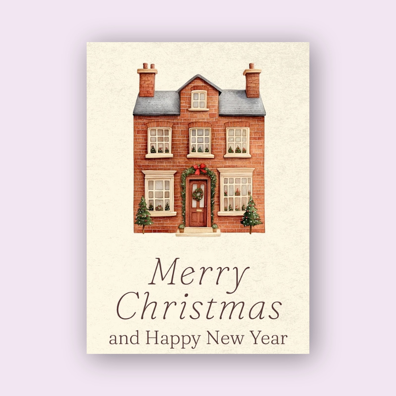 Christmas and holiday card