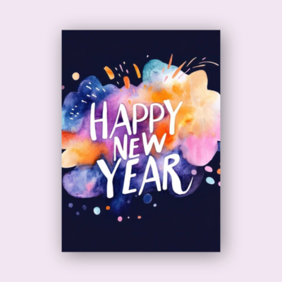 New Year card