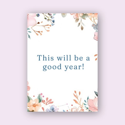 New Year card