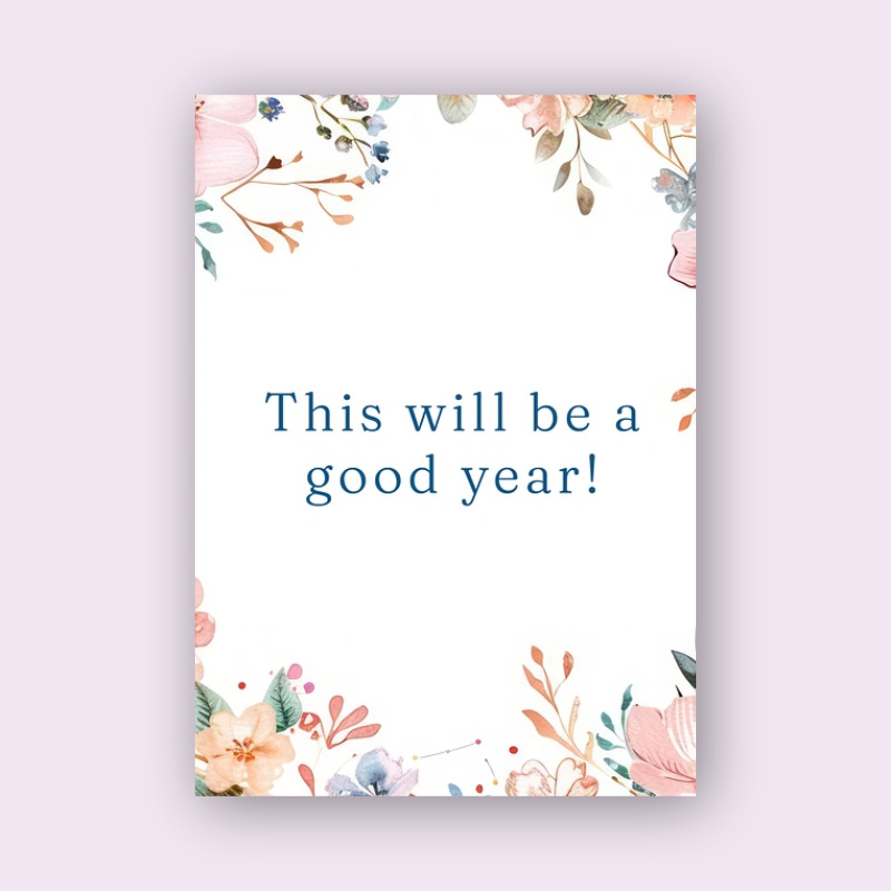 New Year card