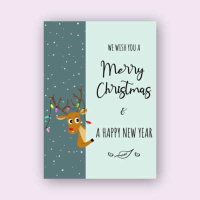 Evergreen Festive Greeting Card