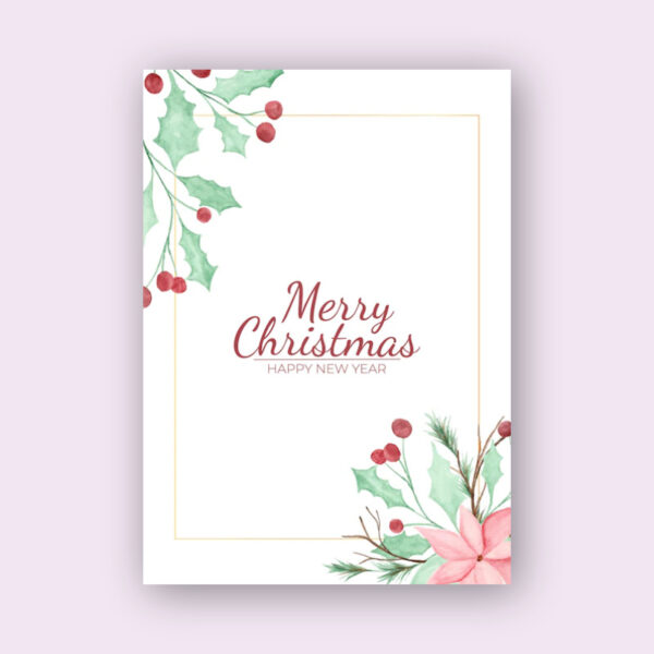 Christmas Cards_55 Merry New Year Card