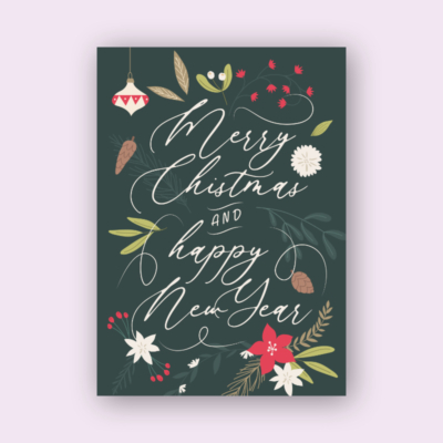 Merry Xmas Card for Friends