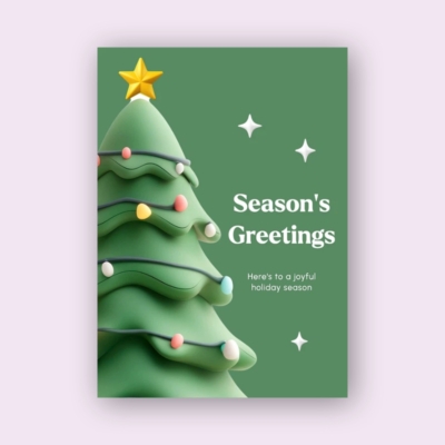 New Year card bulk