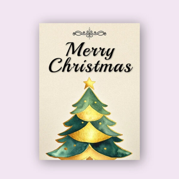 Premium Christmas card