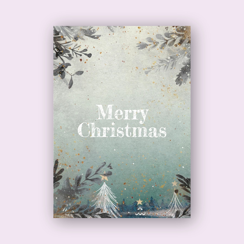 Affordable Christmas card