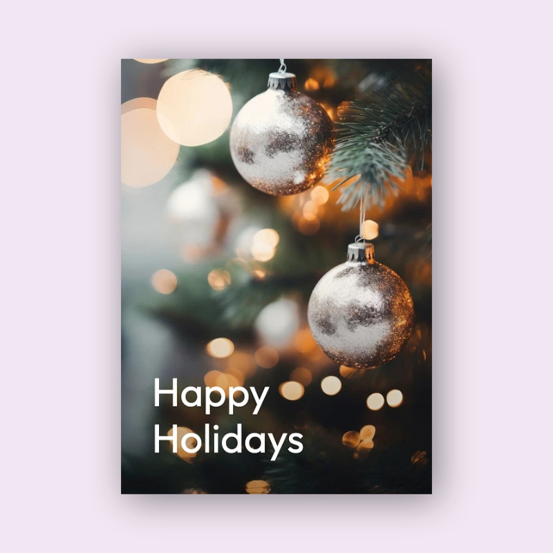 Custom Christmas card