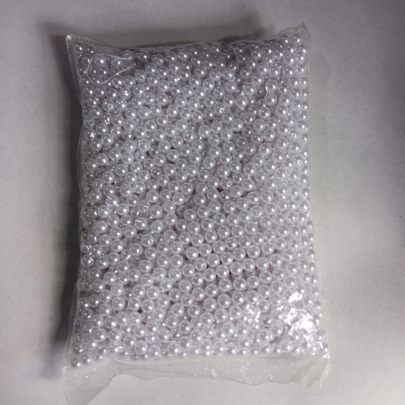 White Pearl Beads 8mm Pack