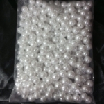 White Pearl Beads 12mm Pack