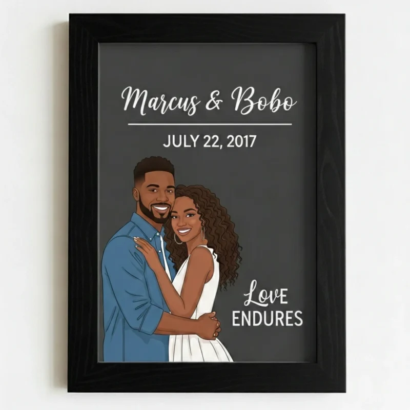 Personalized Couple Name Frame Kenya Personalized Couple Name Frame Kenya