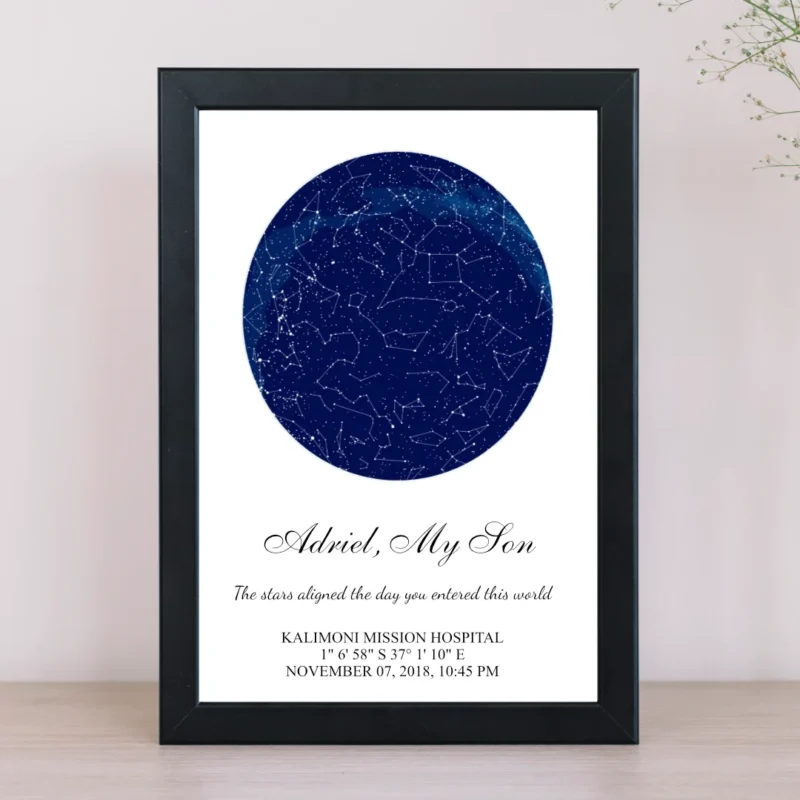 personalized star map Nairobi