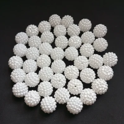 White Berry Beads 14mm Pack in Kenya