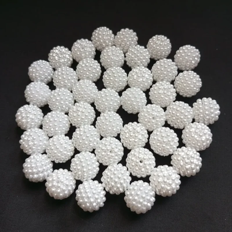 White Berry Beads 14mm Pack in Kenya