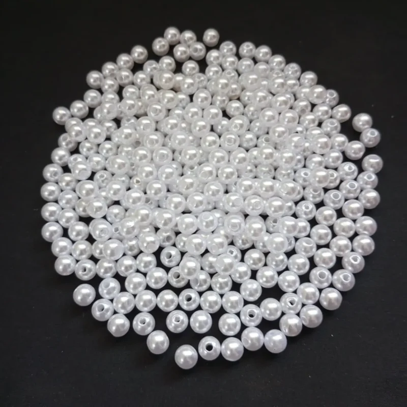 White Pearl Beads 8mm Pack