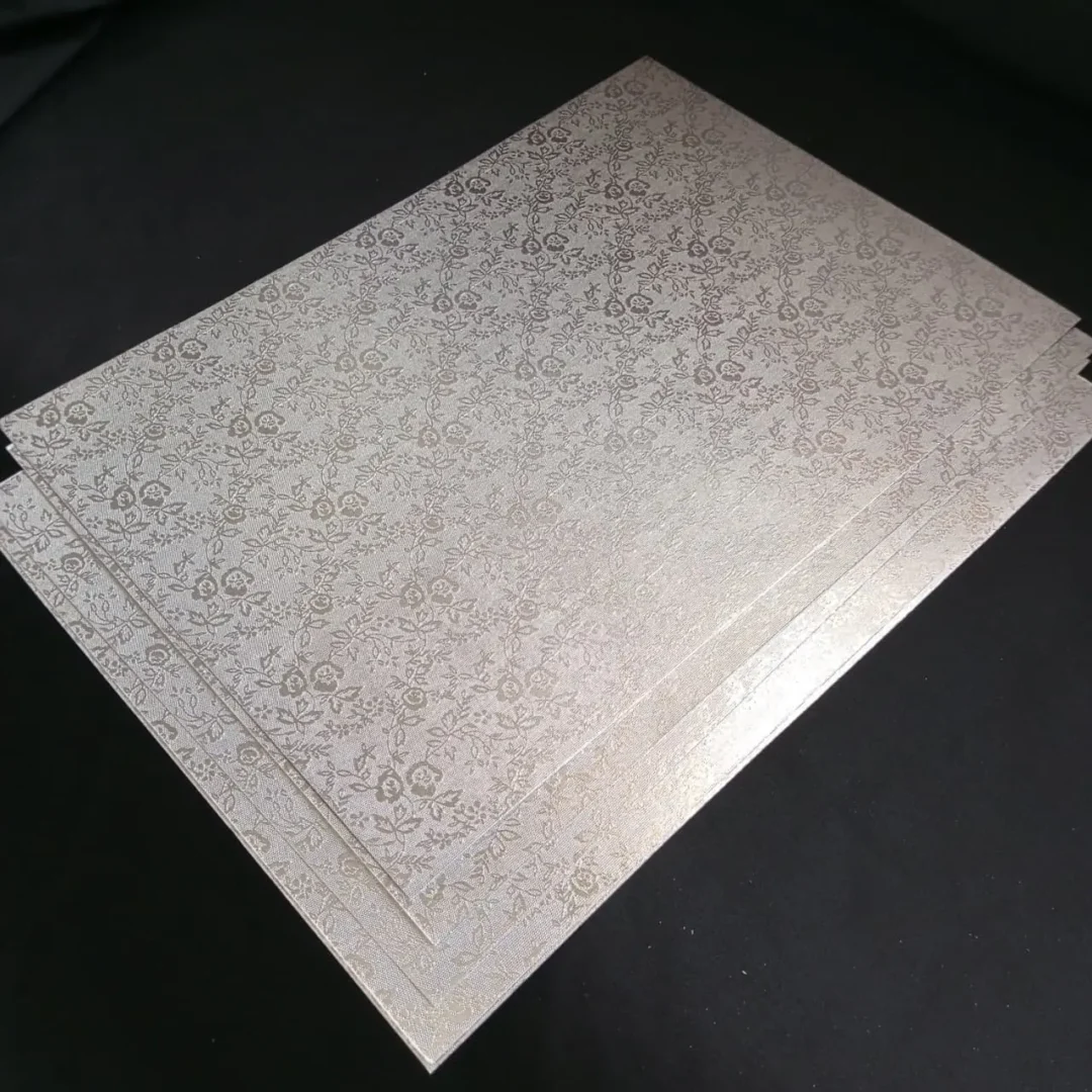 A4 Embossed Paper metallic grey in Nairobi
