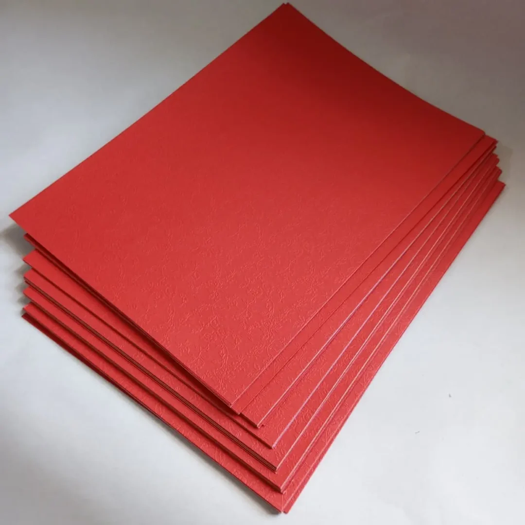 A4 Embossed Paper Red in Kenya