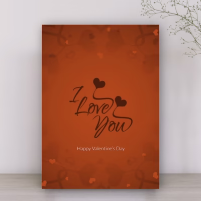 ‘Love in Every Sip’ Coffee Valentine’s Card