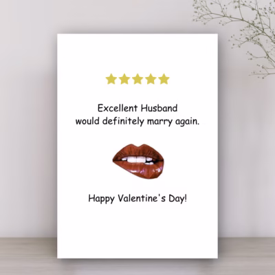 Funny Valentine Card for Husband