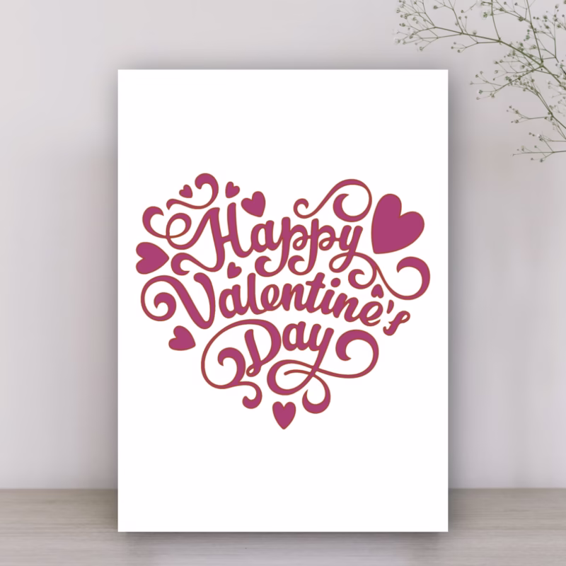 Valentines Cards Kenya_9 Minimalist Valentine Card