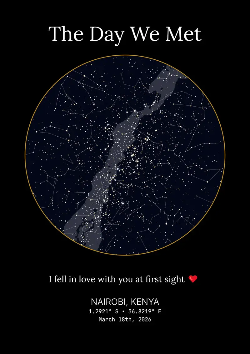 Starmapify custom star map generator