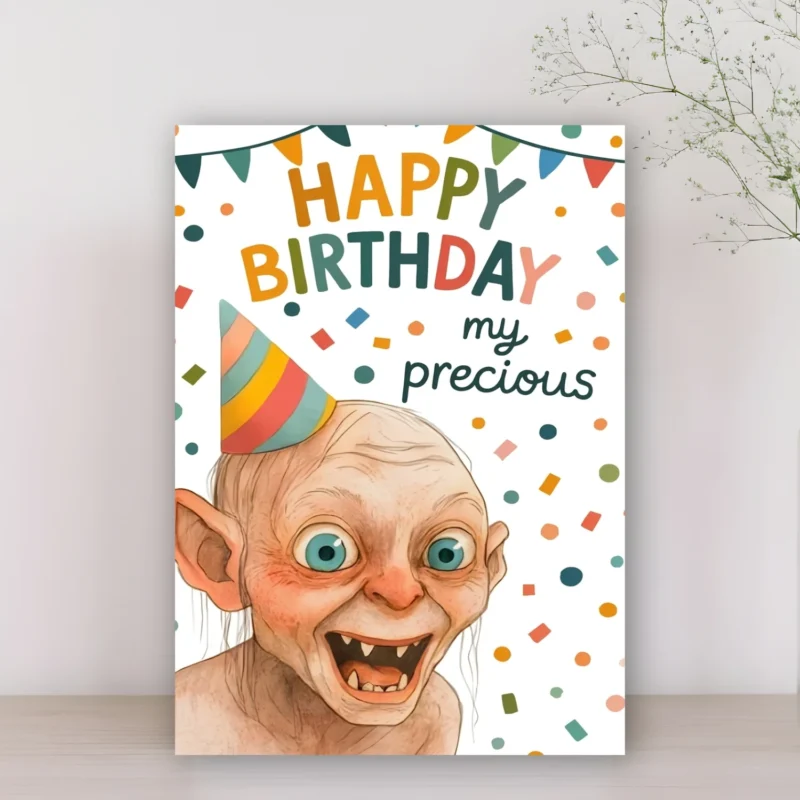 Gollum Birthday Card Nairobi