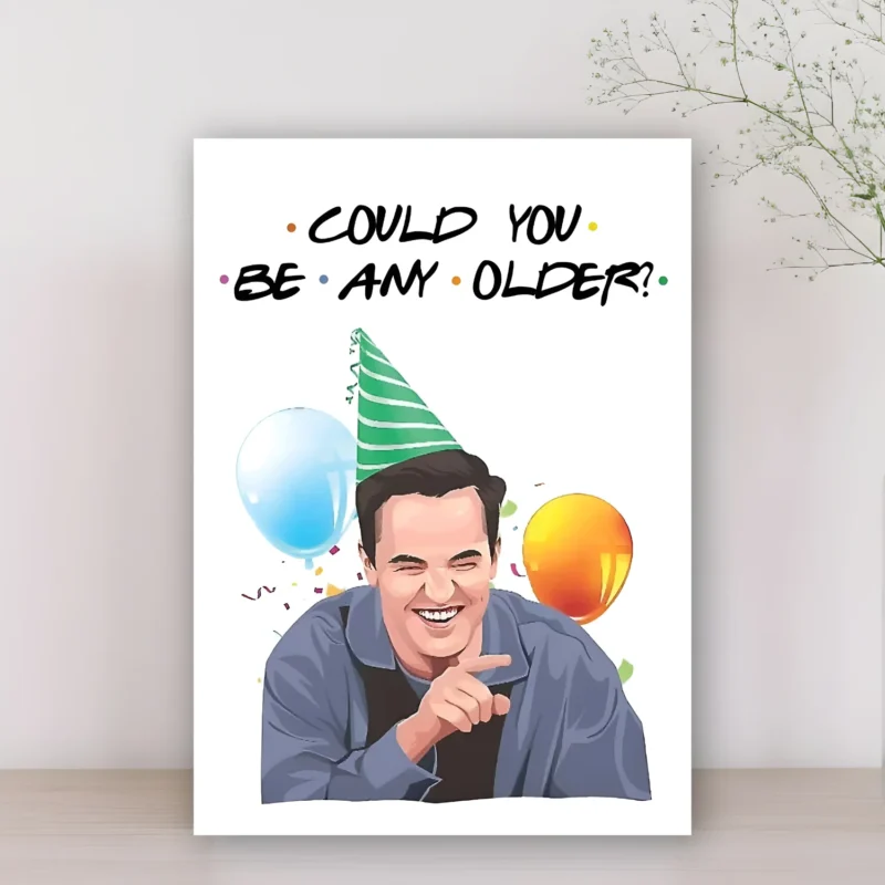 Friends themed birthday card