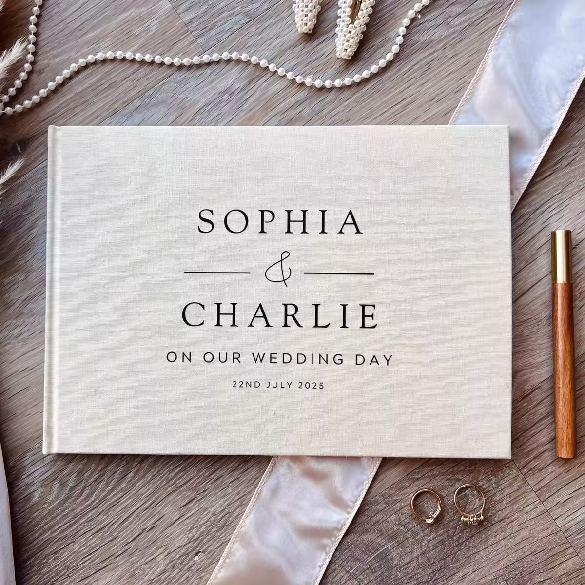The Grand A4 Statement Guestbook for Large Weddings