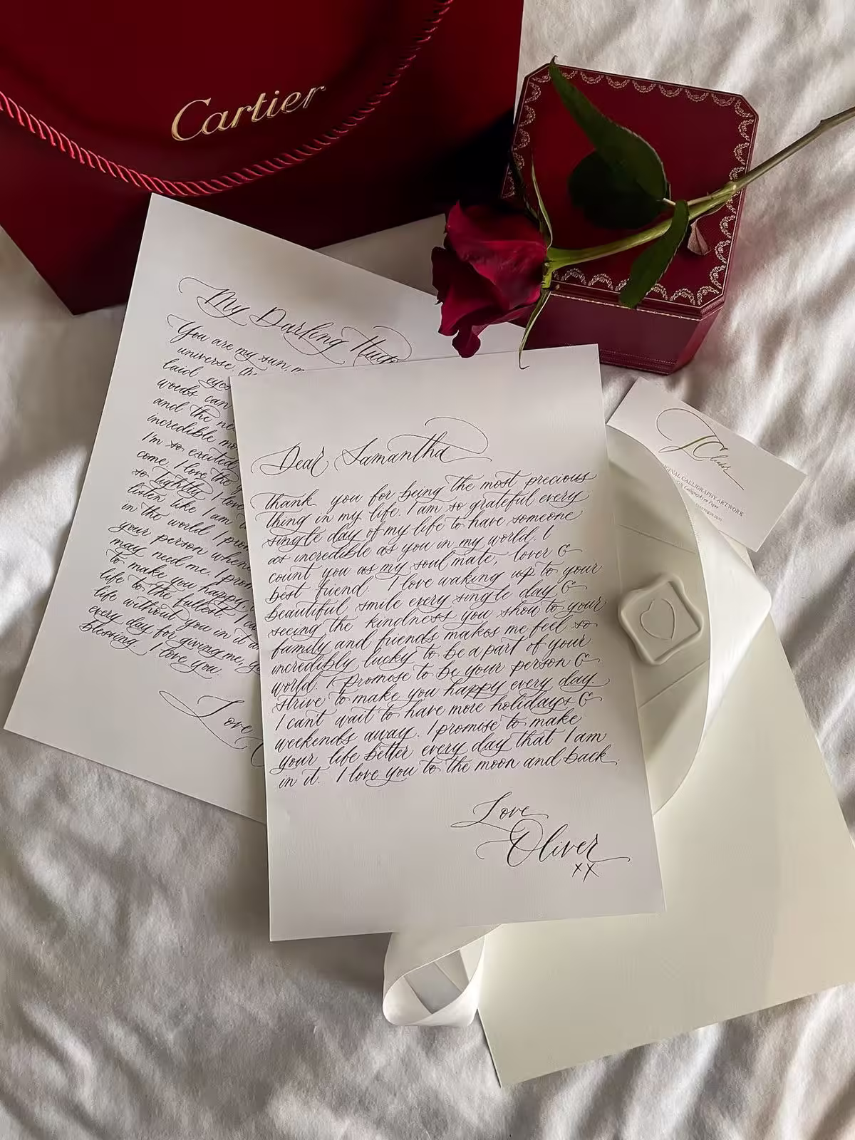Bespoke Calligraphy & Hand-Lettered Keepsakes